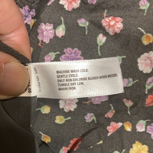 Gap grey flowered dress - Picture 3 of 5